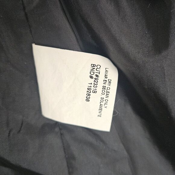 Boys Black Lined Suit Jacket Blazer Size 12 Regular Boy Proof - Picture 8 of 9